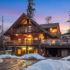 Rustic Buffalo Lodge in by Golf Course